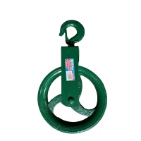 Блок монтажный 1,2 тонны, с крюком и роликом 180 мм, "MAXIMUM" MX 14008